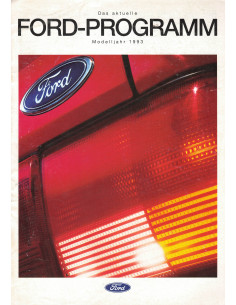 Brochure FORD GAMME 1993 - ALLEMAND | FOR57 - Ref: GAMME D 1993 |