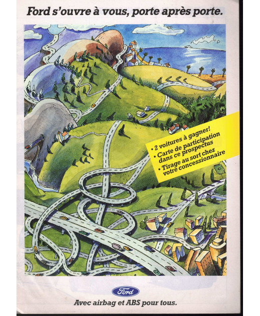 Brochure FORD Caractéristiques - GAMME 1995 | FOR56 - Ref: PN 817439/9503/225m/SWIFR |