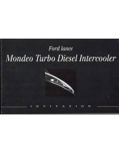 Brochure FORD MONDEO Turbo Diesel Intercooler - 1993 | FOR55 - Ref: 09/93 |