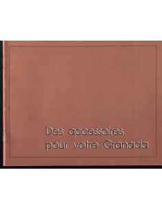 Brochure FORD GRANADA Accessoires | FOR54 - |