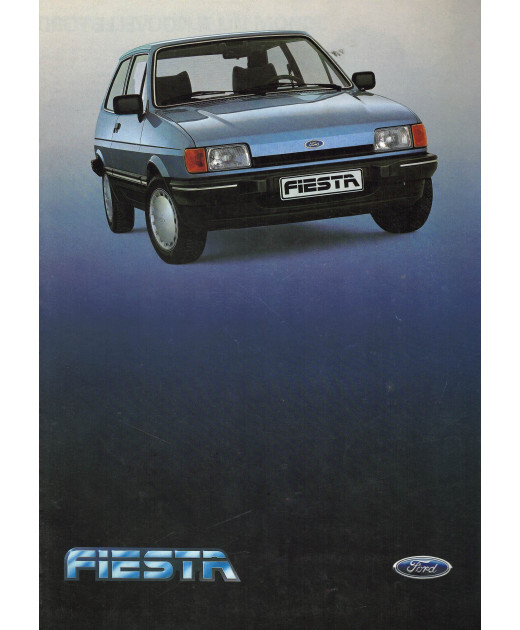 Brochure FORD FIESTA L et GHIA - 1983 | FOR66 - Ref: PN 528063/8307/180m/FR |