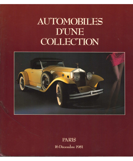 Automobiles de Collection PARIS 1981 De Christian HUET | Collection PARIS 1981 |