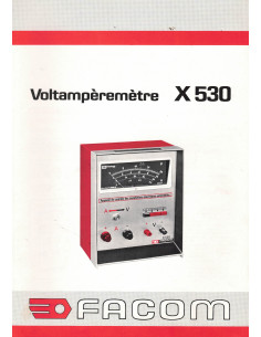 Notice VOLTAMPEREMETRE X530 FACOM | FACOM  X530 |