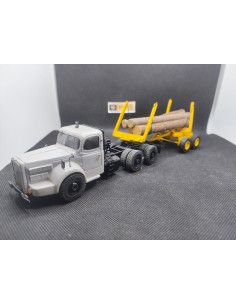CAMION WILLEME K215 FARDIER 1954 - MINITRUCKS - N° 43 - 1/50 | Camion Willeme K215 Fardier de 1954 - 43 |