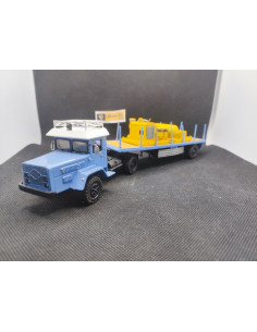 CAMION UNIC AVEC SEMI REMORQUE "GROUPE ÉLECTROGÈNE" - MINITRUCKS - 1/50 | Camion Unic avec Semi remorque "Groupe Electrogene" |