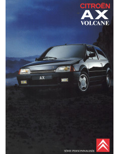 Brochure CITROEN AX VOLCANE - 1990 | CIT65 - Ref: 4109-09/90 |