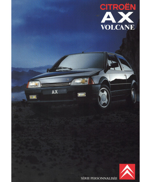 Brochure CITROEN AX VOLCANE - 1990 | CIT65 - Ref: 4109-09/90 |