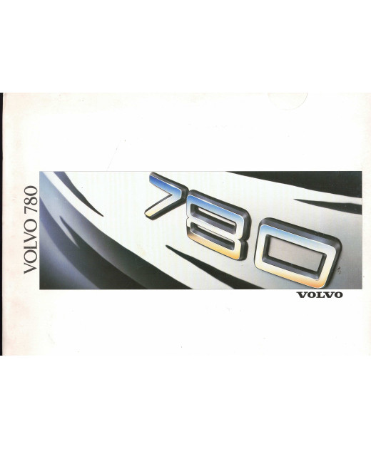 Catalogue VOLVO 780 (Etui + catalogue) - 1988 | Volvo 66 - Ref: PS/PV 2919-88 |