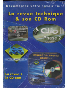 RENAULT CLIO 2 Phase 2 Depuis 2001 - Revue Technique et son CD Rom | RTACDROM CLIO 2 |
