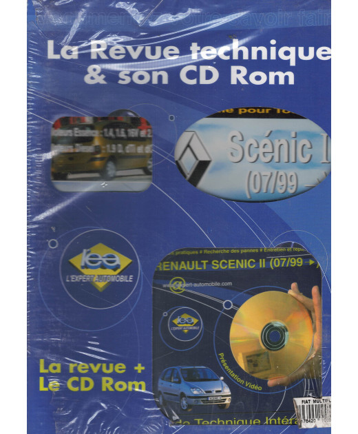 RENAULT SCENIC 2 Depuis 1999 - Revue Technique et son CD Rom | RTACDROM SCENIC 2 |