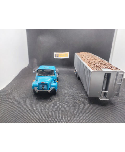 CAMION BERLIET TLM 10 M2 SEMI REMORQUE - MINITRUCKS - N° EX 124 | Camion Berliet TLM 10 M2 Semi Remorque - EX 124 |