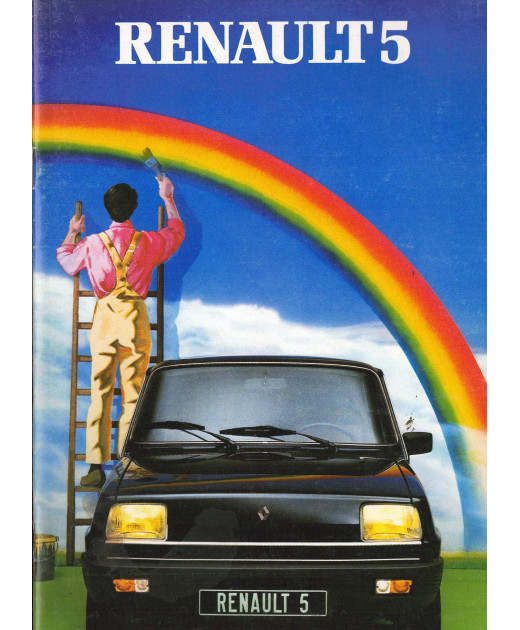 Brochure Régie Renault - RENAULT 5 - 1982 - Teintes et Garnissages 1980 | REN39 - Ref: 11.102.05 |