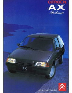 Brochure CITROEN AX Thalassa - 1990 | CIT67 - Ref: 4108-09/90 |