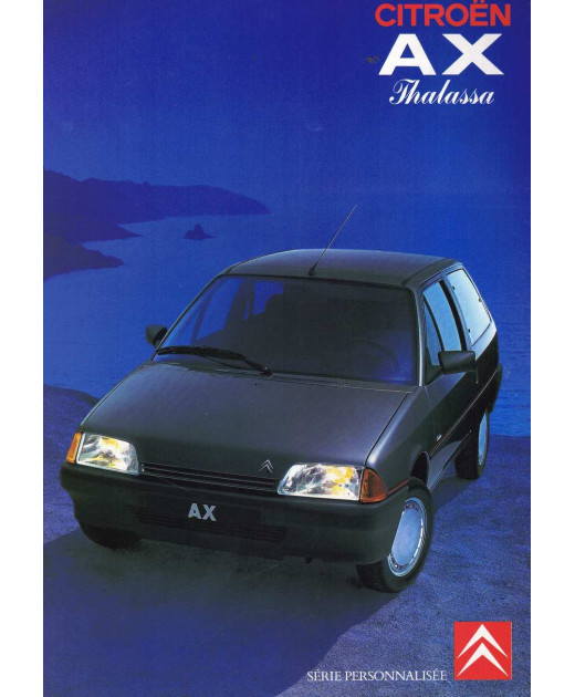 Brochure CITROEN AX Thalassa - 1990 | CIT67 - Ref: 4108-09/90 |