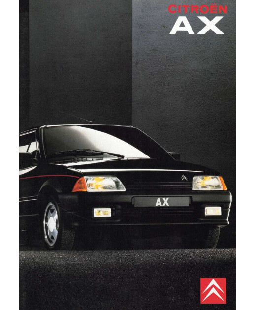 Catalogue CITROEN AX Essence et Diesel - 1990 | CIT66 - Ref: 3833-06.90 |
