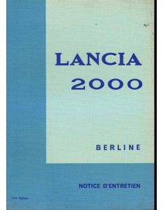 LANCIA 2000 BERLINE - Notice utilisation et entretien 05/1971 | LAN65 - Ref: 8798171 |