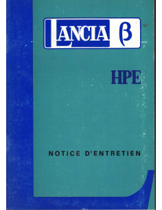 LANCIA BETA HPE - Notice utilisation et entretien 07/1975 | LAN64 - Ref: 88794039 |