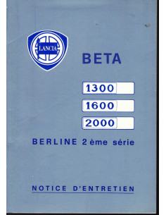 LANCIA BETA BERLINE - Notice utilisation et entretien 09/1978 | LAN62 - Ref: 88794117 |