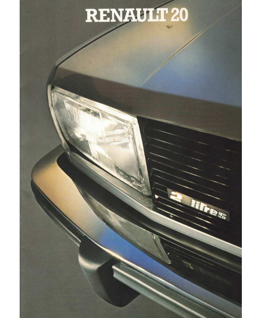 Brochure RENAULT 20 - TL / GTL et TS - AM1980 | REN64 - Ref: 19.123.20 |