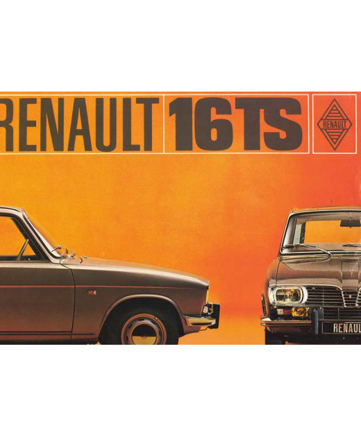 Brochure / Dépliant RENAULT 16 TS - 1656 cm3 - 83Ch | REN55 - Ref: 46271-03-03 M581 |