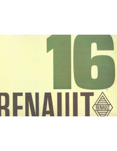 Brochure / Dépliant RENAULT 16 - 1470 cm3 | REN53 - Ref: 46269 03 03 M579 |