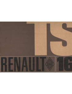 Brochure RENAULT 16 TS - 1565 cm3 - 83Ch | REN52 - Ref: 46226-03-03 M426 |