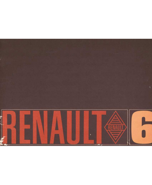 Brochure RENAULT 6, 845 cm3 | REN51 - Ref: 46208-03-09 M380 |