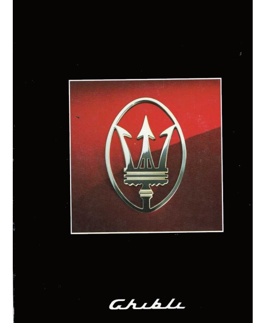 Brochure / Dépliant MASERATI GHIBLI 2.8l ( Français ) 1995 | MAS16 - Ref: AD159 |