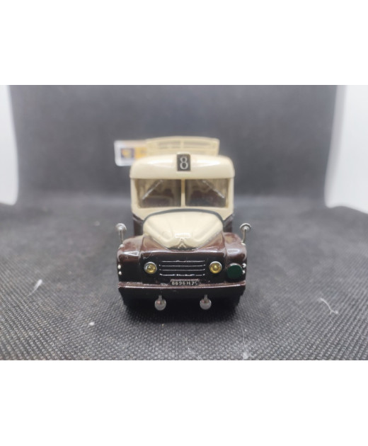AUTOBUS CITROËN T 55 CARROSSERIE CURRUS 1955 - MINITRUCKS - N° 5 - 1/50 | Autocar Citroën T 55 Carrosserie Currus de 1955 - 5 |