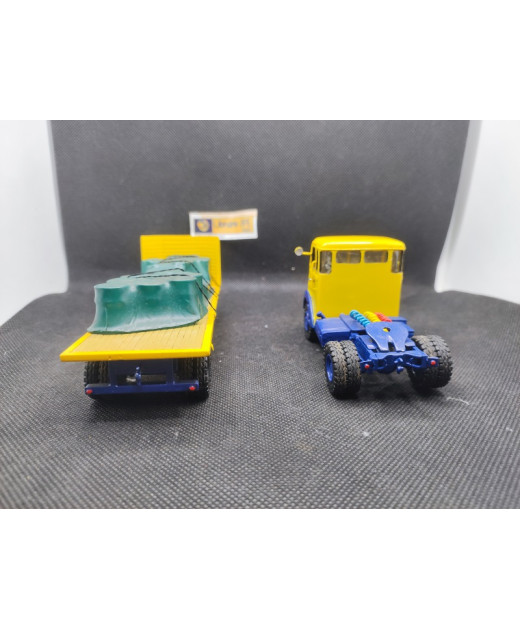CAMION AVEC REMORQUE HIGHWAY TRAILER 10T - MINITRUCKS - N° 76 - 1/50 | Camion avec Remorque Highway Trailer 10T - 76 |