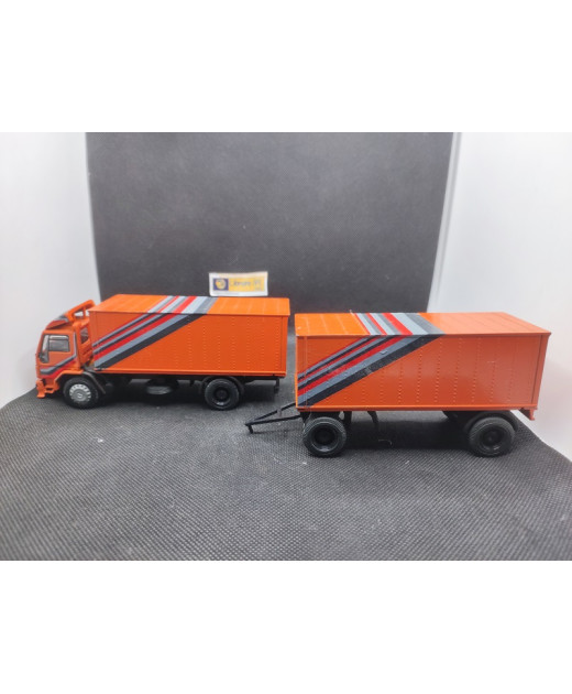 CAMION FORD CARGO AVEC REMORQUE - NZG - N° 227 - 1/50 | Camion Ford Cargo avec Remorque - 227 |