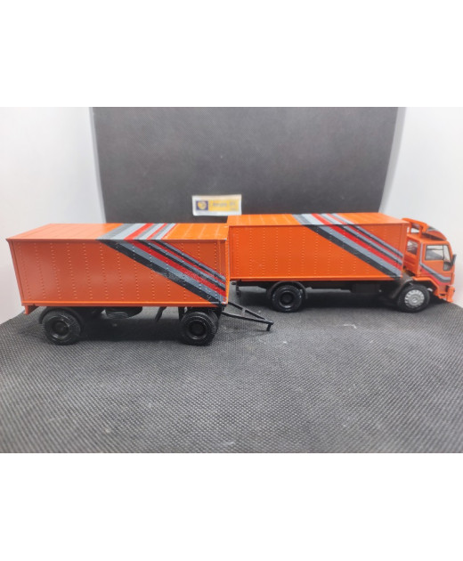 CAMION FORD CARGO AVEC REMORQUE - NZG - N° 227 - 1/50 | Camion Ford Cargo avec Remorque - 227 |