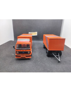 CAMION FORD CARGO AVEC REMORQUE - NZG - N° 227 - 1/50 | Camion Ford Cargo avec Remorque - 227 | 2