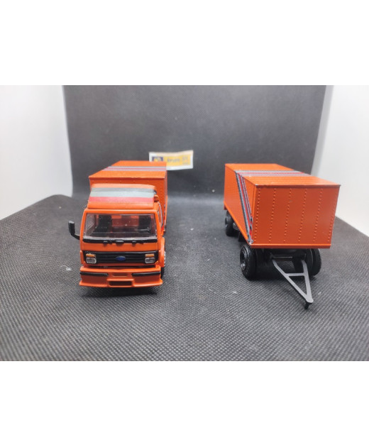 CAMION FORD CARGO AVEC REMORQUE - NZG - N° 227 - 1/50 | Camion Ford Cargo avec Remorque - 227 |