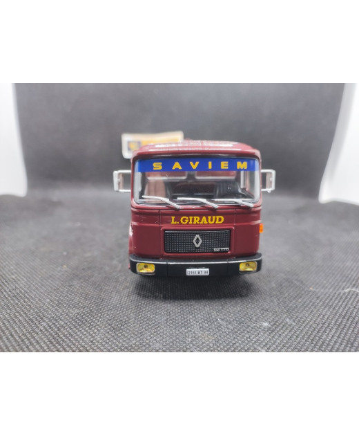 CAMION SAVIEM SM 170 CITERNE "TRANSPORT GIRAUF" 1972 - IXO - N°34 - 1/43 | Camion Saviem SM 170 Citerne "Transports Giraud" d...