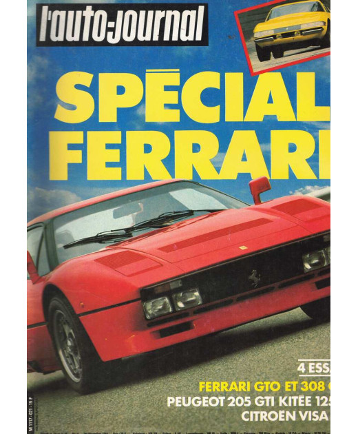 L' Auto-Journal Spécial FERRARI Essais: GTO et 308 gts (1984) | Auto-Journal 21-1984 |