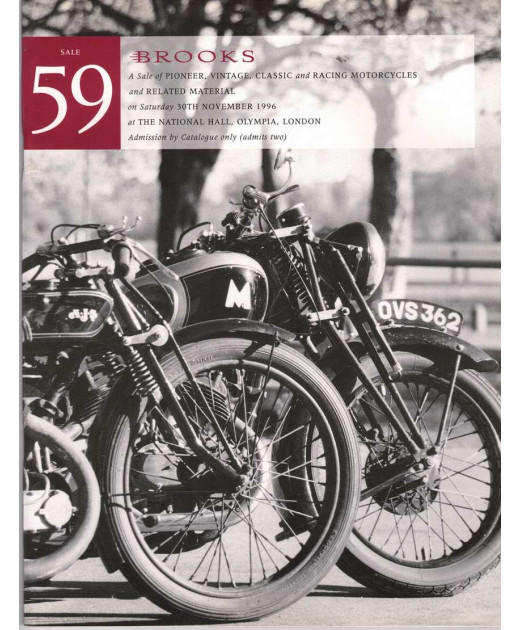 Catalogue Vente aux enchères BROOKS - LONDON OLYMPIA (11-2017) | BROOKS Ref: 59 |