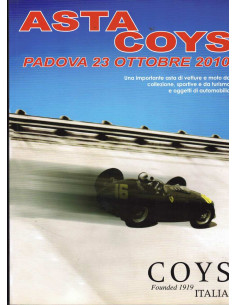 Catalogue Vente aux enchères COYS - ITALIE (10-2010) | COYS Ref: A206 |