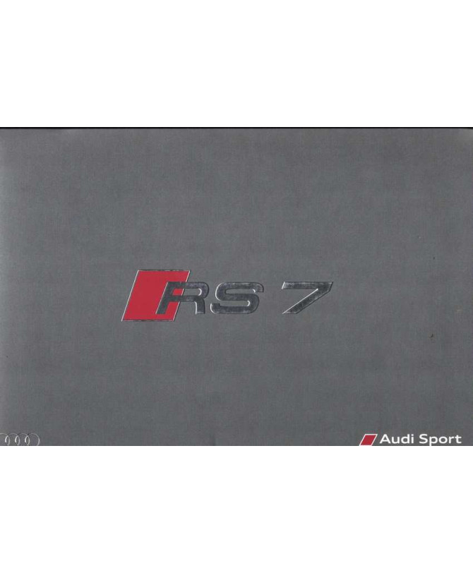 Brochure AUDI RS 7 SPORTBACK et PERFORMANCE (10-2015) | AUDI133 - Ref: 558/1164.00.46 |