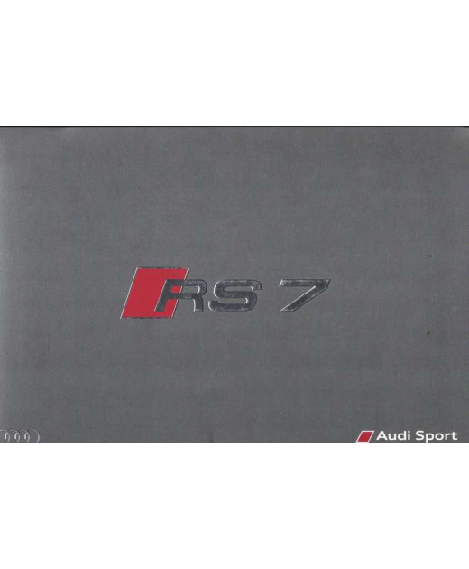 Brochure AUDI RS 7 SPORTBACK et PERFORMANCE (10-2015) | AUDI133 - Ref: 558/1164.00.46 |