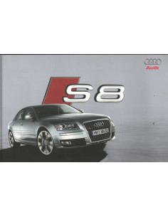 Brochure AUDI S8 5.2 FS Quattro (08-2007) Allemand | AUDI132 - Ref: 733/1200.82.09 |