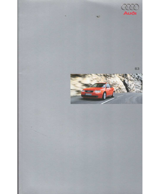 Brochure AUDI S3 225cv (05-2002) | AUDI128 - Ref: 233/1100.39.45 |