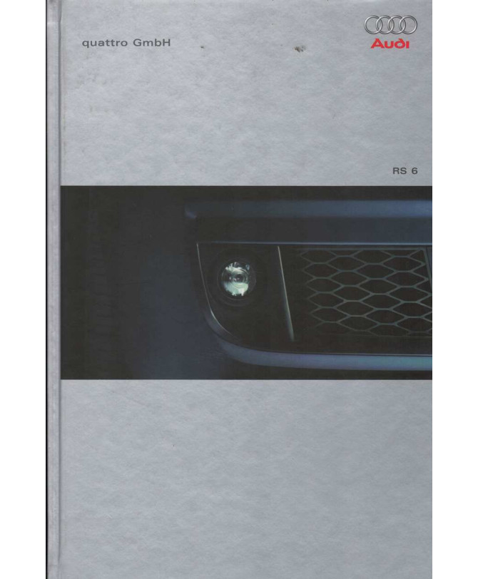 Brochure AUDI RS 6 V8 450ch Berline et Avant (03-2002) | AUDI127 - Ref: 258/1901.Q1-41 |