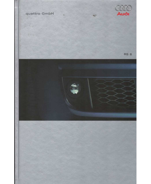 Brochure AUDI RS 6 V8 450ch Berline et Avant (03-2002) | AUDI127 - Ref: 258/1901.Q1-41 |