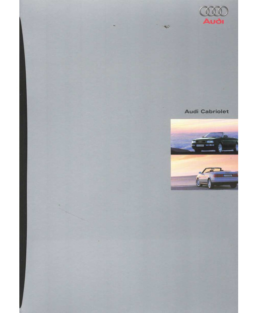 Catalogue AUDI CABRIOLET 1.8 et 2.6 (01-1999) | AUDI125 - Ref: 033/1302.49.41 |