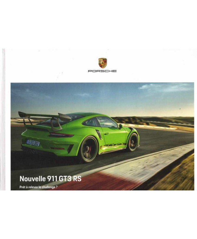Catalogue PORSCHE 911-991 GT3 RS (02-2018) | PORSC274 - Ref: WSLH 190 100 013 0 FR/WW |