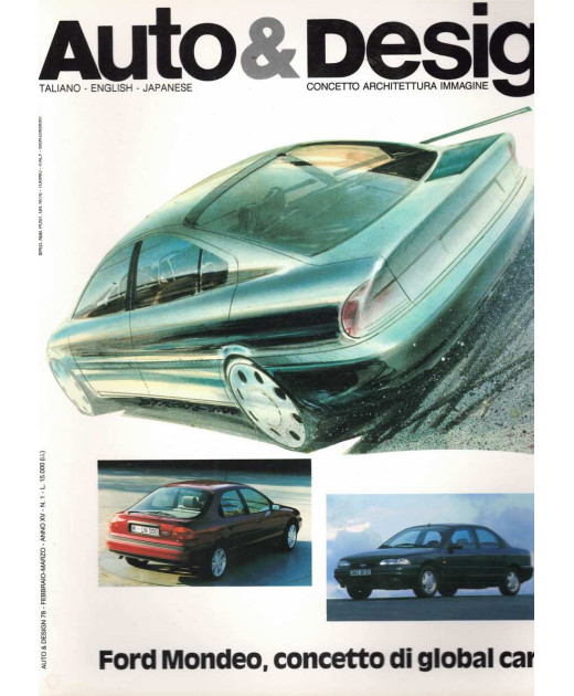 Auto & Design N°78 - Ford Mondeo, concetto di global car | Auto & Design 78 |