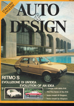 Auto & Design N°7 - FIAT RITMO S evoluzione di un'idea | Auto & Design 7 |