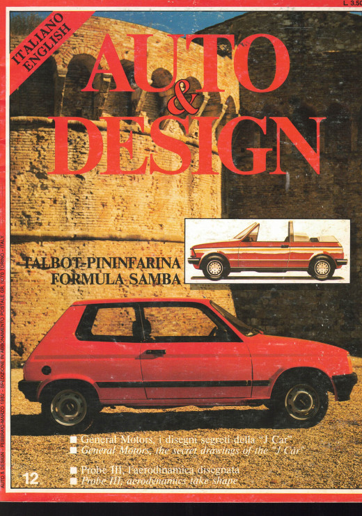 Auto & Design N°12 - PROBE III L'aerodinamica disegnata | Auto & Design 12 |