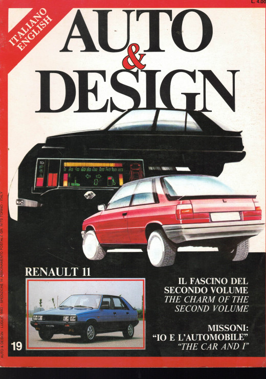 Auto & Design N°19 - RENAULT 11 il fascino del secondo volume | Auto & Design 19 |
